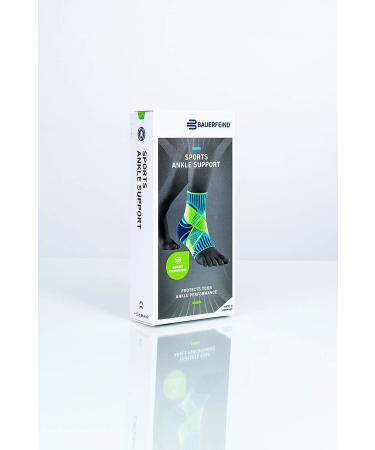 Bauerfeind Sports Ankle Support - Medium/Right Black | Breathable Compression - Buy Online on GoSupps.com
