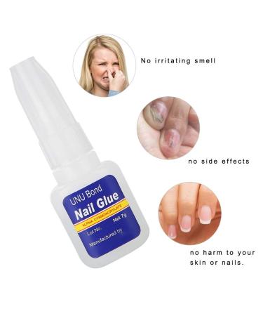 Premium 7g Nail Glue - Professional DIY Nail Polish Adhesive for Art Foil & Rhinestones - International Shipping - Buy Online on GoSupps.com