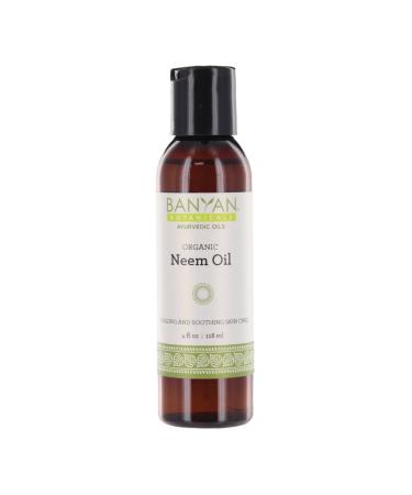 (120ml) - Banyan Botanicals Neem Oil- Certified Organic 4 Fl Oz (Pack of 1)