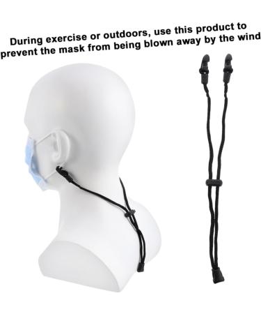 Minkissy 3-Pack Adjustable Mask Holder Strap & Lanyard - Multi-Functional Mask Extension Belt & Earrings Chain for Comfort & Style - Buy Online on GoSupps.com