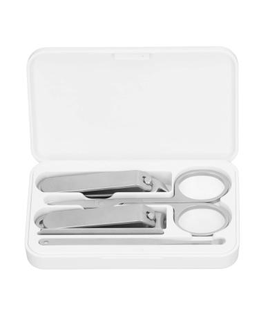 Nail Clipper Set Easy Storage Portable Size Strong Durable Widely Used Manicure Tools High Sharpness 5 Pieces Stainless Steel for Foot