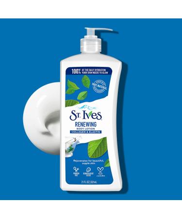 St. Ives Renewing Collagen & Elastin Body Lotion 620ml Pump | Hydrating Skin Care for All Skin Types - International Shipping Available - Buy Online on GoSupps.com