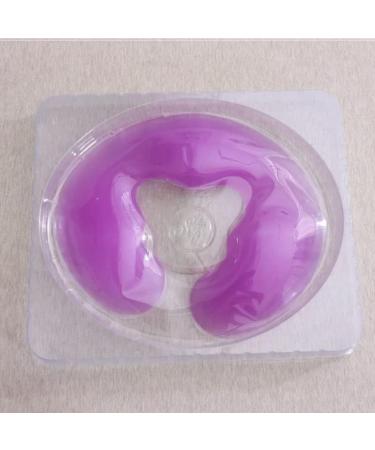 Exceart U-Shaped Face Cushion | Soft Silicone Spa Pillow for Face Massage - Violet Purple - Buy Online on GoSupps.com
