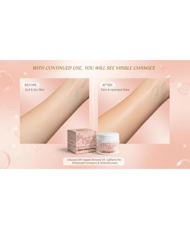 FJHAYRW Peach Firming Body Cream Hydrating Fast-Absorbing Lightweight Formula Enhancing skin's contours for Legs Thighs Hips Arms Belly & Butt 2 fl oz - Buy Online on GoSupps.com