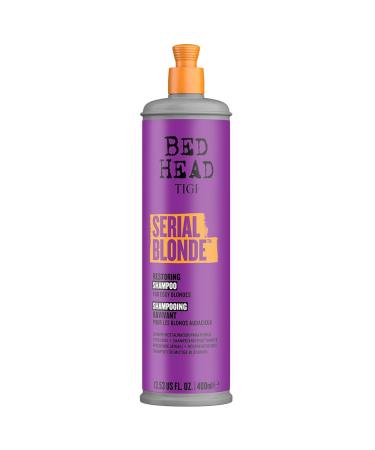 TIGI Bed Head SERIAL BLONDE SHAMPOO FOR DAMAGED BLONDE HAIR 13.53 fl oz 13.53 Fl Oz (Pack of 1)