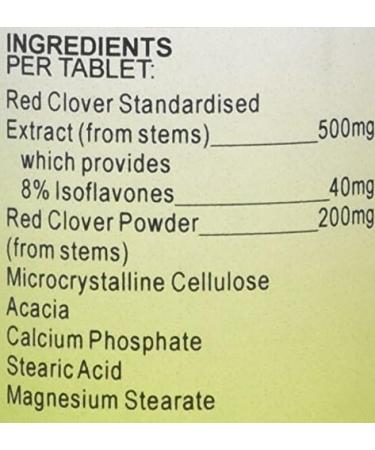 Health Plus Red Clover Supplement - 40mg Isoflavones for Women's Health - 30 Tablets - Buy Online on GoSupps.com