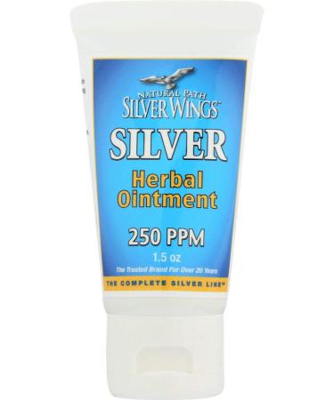 Natural Path Silver Wings Silver Herbal Ointment 250 PPM 1.5 oz