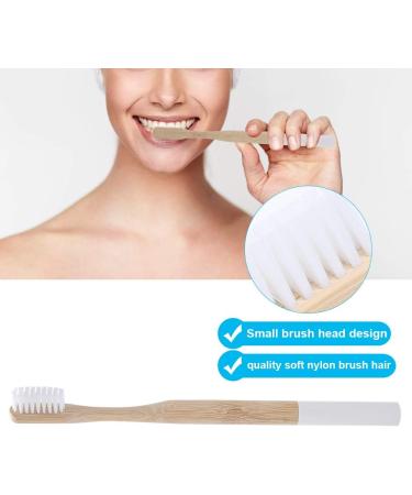 Natudeco Bamboo Toothbrush for Adults - 6 Colors Soft Hairbrush & Eco-Friendly Oral Care - Buy Online on GoSupps.com
