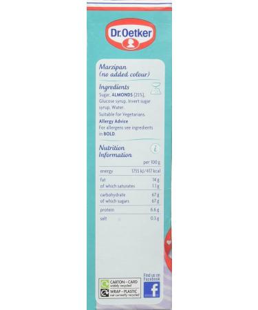 Dr Oetker Natural Marzipan Ready To Roll 454G X 2 - Buy Online on GoSupps.com