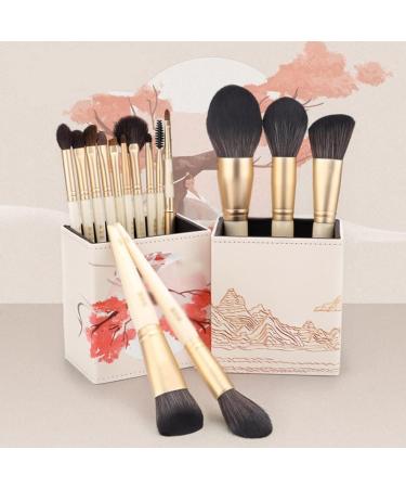 Professional Makeup Brush Set - Foundation Powder Sculpting & Eyeshadow Blending - Natural Hair Beauty Tools for Flawless Application - Buy Online on GoSupps.com
