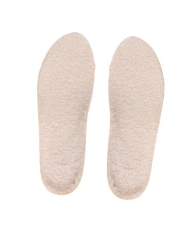 FOMIYES 1 Pair Fleece Insole Winter Insoles Insole for Keeping Warm Unisex Shoes Insert Ladies Boots Shoe Insoles Mens Sheepskin Insole Thick Arch Plant Universal Men's Imitation Lamb Wool Assorted Color 24.5x8.8cm