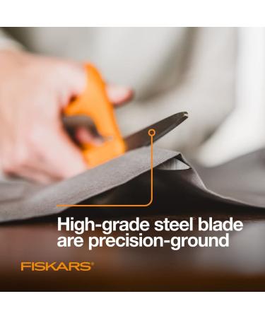 Fiskars The Original Handled Scissors  8 Inch  Crafting  Paper Cutting  Multi Surface Use  Orange - Buy Online on GoSupps.com