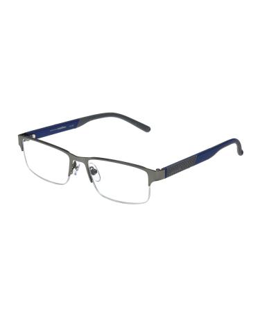 Ironman 1001 Gunmetal Reading Glasses w/Case +2.75 by Foster Grant