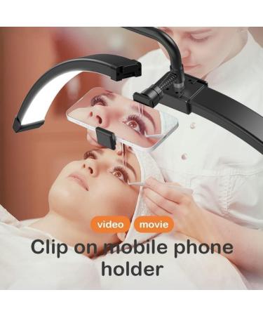 Toyshi Eyelash LED Floor Lamp - Beauty Skincare Lighting for Lash Extensions, Eyebrows, and Filming Content Creation - Black - Buy Online on GoSupps.com