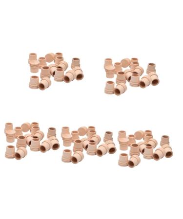 Gleavi 100 STK MOXA fire extinguisher Moxibuspower accessories Accessories from Moxaholz Wood Moxa Moxa roller tool extinguishing cap for Moxa Moxibussteuer Massage rolls wooden rolls Hammelfleisch Household