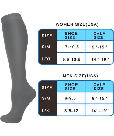 Antibacterial Copper Compression Stockings for Men & Women | 5 Pairs Ankle Socks for Athletics & Travel | Multi-Colored S-M D04 - Buy Online on GoSupps.com