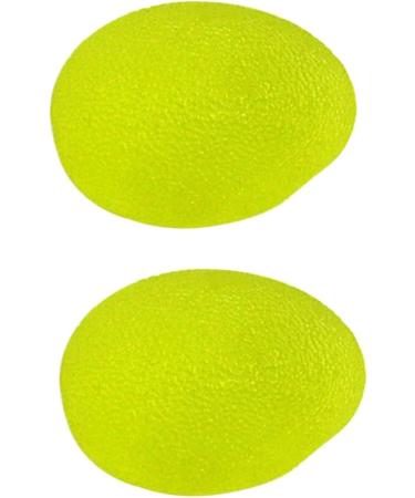 Healeved 2pcs Hand Grip Balls - Stress Relief Finger Exercise & Egg Shape Strengthener for All Ages - Buy Online on GoSupps.com