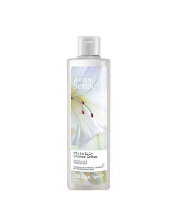 Avon Senses Shower Gel/Cream (White Lily & Musk Scent 250ml)