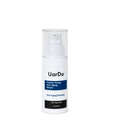 Uardo Forever Young Anti-Aging Serum 1 Fl Oz / 30 ml - usn103 | For Wrinkles Fine Lines | Increases Skin Firmness | With Antioxidants & Peptides | For Women and Men