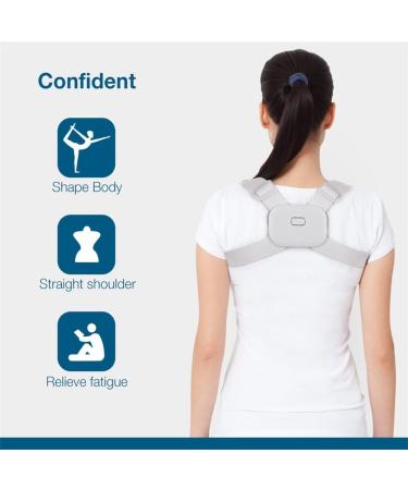 ZUIAI Adjustable Smart Intelligent Posture Corrector Vibration Back Brace Trainer Care(M) Medium As Shown - Buy Online on GoSupps.com