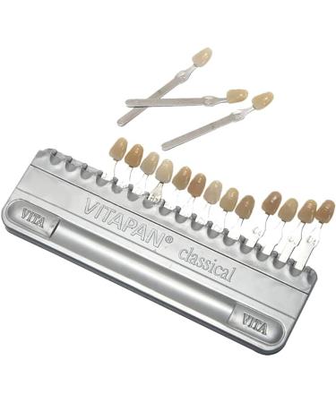Iksvmsis Teeth Shade Guide | Professional 16-Color Tooth Whitening Set for Optimal Shade Matching & Whitening Care - Buy Online on GoSupps.com