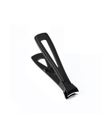UNbit Nail Clipper Large Mouth Nail Clippers Stainless Steel Black Large Mouth Nail Clippers Large Nail Clippers Single Large Mouth Pliers(Color:Schwarz)