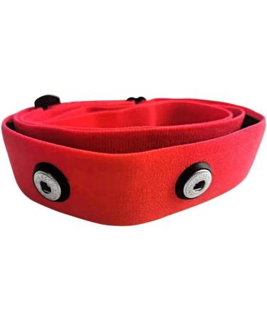 Yuandan Bluetooth Heart Rate Monitor Belt - Waterproof HR Sensor with Adjustable Replacement Tape - Compatible with ANT+ - Red - Buy Online on GoSupps.com