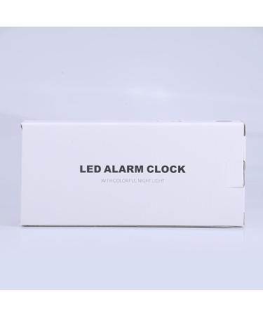 Ankilo Digital Alarm Clock for Deep Sleepers | RGB Color Changing Night Light & Charging Station | Bright LED Bedside Clock for Kids & Adults - Buy Online on GoSupps.com