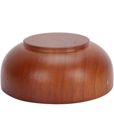 YFFTTKD Wooden Shaving Brush Bowl Set - Eco-Friendly Rubber Wood 9.6 x 4.5cm | Perfect Grooming Accessory - Buy Online on GoSupps.com