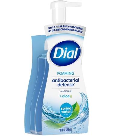 Dial Professional 34739 Antibacterial Foaming Hand Wash Spring Water 10 Oz Pump Bottle 8/carton - Buy Online on GoSupps.com