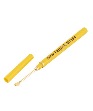 Qtqgoitem Plastic Family Shell Metal Ear Wax Cleaner Tool Earpick Curette Yellow (Model: 1e4 993 224 42c 907)
