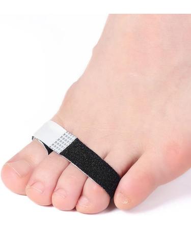 Bunion Corrector & Toe Separator Guard - Elastic Black Feet Wrap for Bunion Relief - 4x1.3cm - Buy Online on GoSupps.com