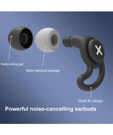 Crcyphne 1Set Anti Noise Silicone Earplugs Sleep Earplugs Silica Gel for Sleeping Diving Surf Soft Comfort Ear Protector - Buy Online on GoSupps.com