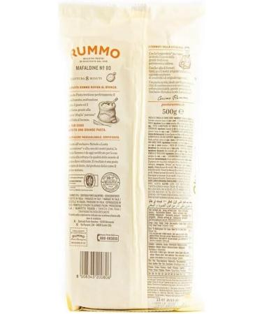  Rummo Rummo Pasta Mafaldine No. 80 - Pack of 6 Italian pasta made with durum wheat semolina - 500g + 1 sachet of sugar-free lemon iced tea - 330ml - Buy Online on GoSupps.com