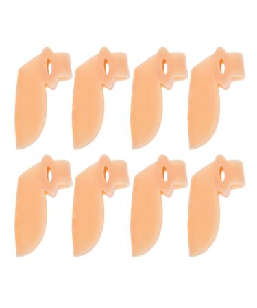 CLISPEED Thumb Splint Pairs Silicone Toe Separators Big Toe Spacers Toe Hammer Toe Straightener for Calluses Bunions Hallux Valgus Relief Thumb Thumb Protector Thumb Spica Splint Skin Color