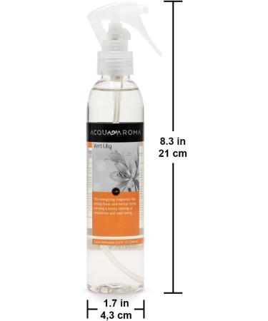 Acqua Aroma Vert Lily Fabric Refresher 6.8 FL OZ - Fresh Linen Spray for Home & Fabrics | International Shipping Available - Buy Online on GoSupps.com