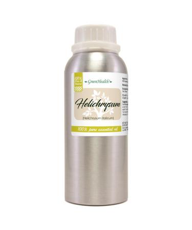 Helichrysum 8 fl oz (237 ml) Aluminum Bottle w/Plug Cap 100% Pure Essential Oil GreenHealth