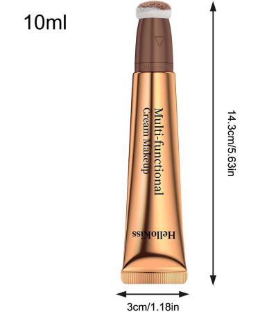  Lecerrot Face Contouring Stick - Natural-Looking Blush Contouring Stick Cream Highly Pigmented Liquid Face Contouring for Face Eyes Lips Body - Buy Online on GoSupps.com