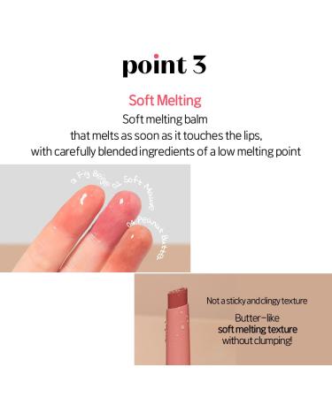 Etude Ginger Sugar Melting Balm Stick 01 Fig Beige | Tinted Moisturizing Lip balm | Natural Ingredients Hydrate Ginger Sugar Shea Butter Moisturizing Relaxing Effect | K-Beauty - Buy Online on GoSupps.com