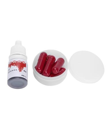 Fake Blood Capsules Halloween Artificial Blood Film Blood Tricky Props Makeup Fake Blood for Carnival