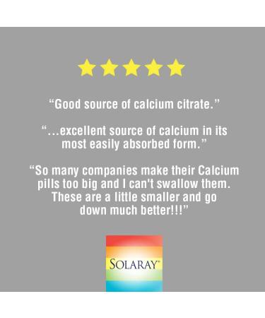 Buy Solaray Calcium Citrate 1000 mg - 240 VegCaps for Bone Health | Top Quality Supplement - Buy Online on GoSupps.com