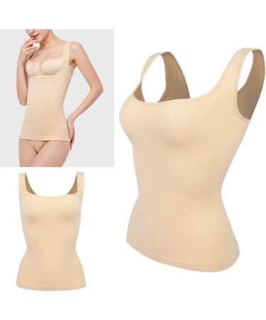 Women's Shapewear Tank Top | Belly Control Camisole Bodice | Postpartum Waist Coach Corset Vest in Skin Color L #06 - Buy Online on GoSupps.com
