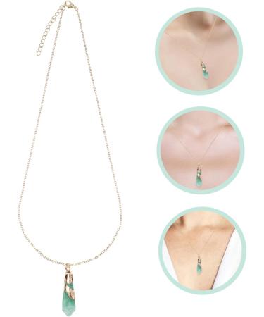 CALLARON 1pc Crystal Rough Necklace Necklaces Rhinestone Choker Necklace Fashion Neck Pendant Grace Decorate - Buy Online on GoSupps.com