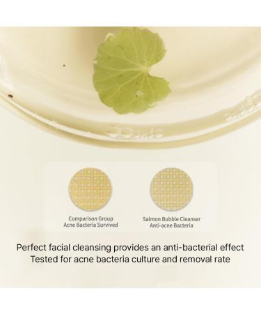 HEVEBLUE Salmon Caring Centella Bubble Cleanser - Salmon PDRN pH 5.5 Salmon Egg Extract Centella Moisturizing Balancing Pore Cleansing Low Irritation Hypoallergenic Sensitive Skin - Buy Online on GoSupps.com