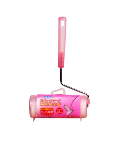 16cm Large Surface Lint Roller for Pet Hair Extra Sticky Household Sticky Hair Roller 1 Handle with 1 Refills 60 Sheets for Carpet Rodillo quitapelusas Fur Removal Tool Dehairing (Color : Pi Pink