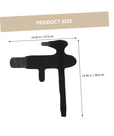 PLAFOPE Hallux Valgus Wrist Thumb Brace - Hammer Toe Straightener & Bunion Separator with Metatarsal Pads - Black - Buy Online on GoSupps.com