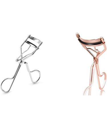 Eyelash Curler Rubber Pads Stainless Steel Eye Lash Curl Tool Applicator For Easy Lash Makeup (Rose Gold) - Buy Online on GoSupps.com