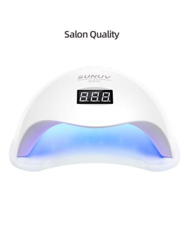 Shop 36W LED UV Nail Lamp - SUNUV Smart 2.0 for Gel Polish Timer & LCD Screen | Perfect Valentine Gift for Women & Couples - Buy Online on GoSupps.com