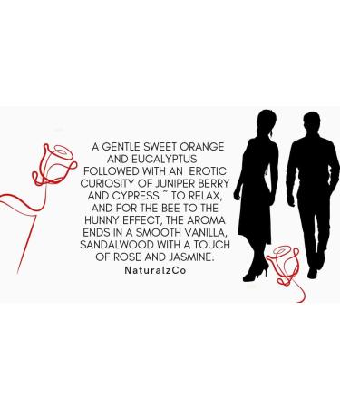 Buy All Natural Sensual Massage Oil for Couples | Aphrodisiac Body Oil | Organic Coconut Oil Blend - Love & Lust by NaturalzCo - 4 FL OZ - Buy Online on GoSupps.com