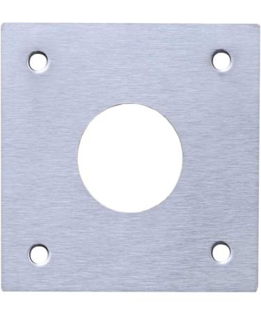 Simply Hardware Satin Stainless Steel Bird Box Protector/Nest Box Protection Plate (25mm - 32mm Holes) - 70 x 70mm - 25mm Hole - Buy Online on GoSupps.com